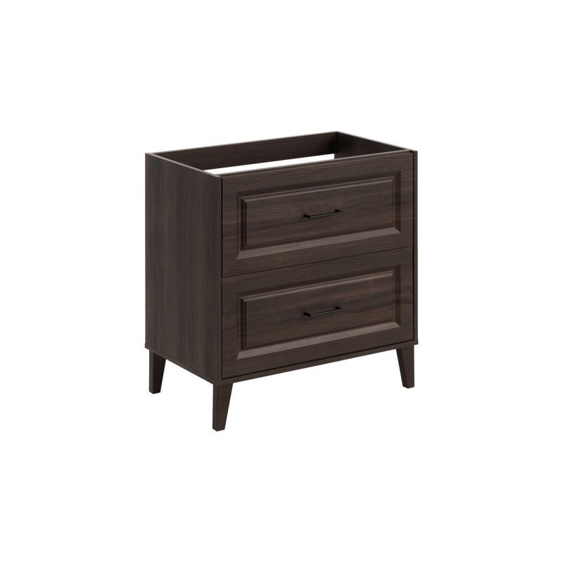 Dulap lavoar Dorothy Ristretto, MDF, PAL melaminat, stejar ristretto, 2 sertare, L.80 cm, DOROTHY RISTRETTO 82-80-46-2S