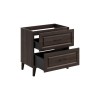 Dulap lavoar Dorothy Ristretto, MDF, PAL melaminat, stejar ristretto, 2 sertare, L.80 cm, DOROTHY RISTRETTO 82-80-46-2S