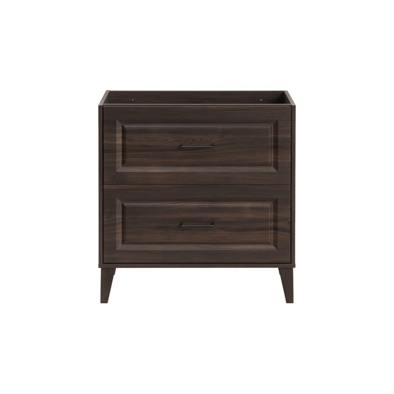 Dulap lavoar Dorothy Ristretto, MDF, PAL melaminat, stejar ristretto, 2 sertare, L.80 cm, DOROTHY RISTRETTO 82-80-46-2S