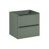Dulap lavoar Sombra Green, PAL melaminat, verde olive, 2 sertare, L.60 cm, SOMBRA GREEN 82-60-46-2S