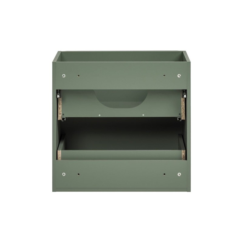 Dulap lavoar Sombra Green, PAL melaminat, verde olive, 2 sertare, L.60 cm, SOMBRA GREEN 82-60-46-2S