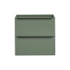 Dulap lavoar Sombra Green, PAL melaminat, verde olive, 2 sertare, L.60 cm, SOMBRA GREEN 82-60-46-2S