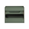 Dulap lavoar Sombra Green, PAL melaminat, verde olive, 2 sertare, L.70 cm, SOMBRA GREEN 82-70-46-2S