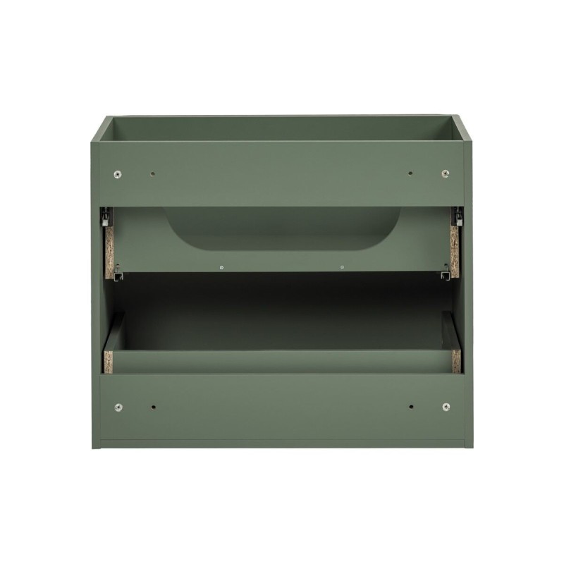 Dulap lavoar Sombra Green, PAL melaminat, verde olive, 2 sertare, L.70 cm, SOMBRA GREEN 82-70-46-2S