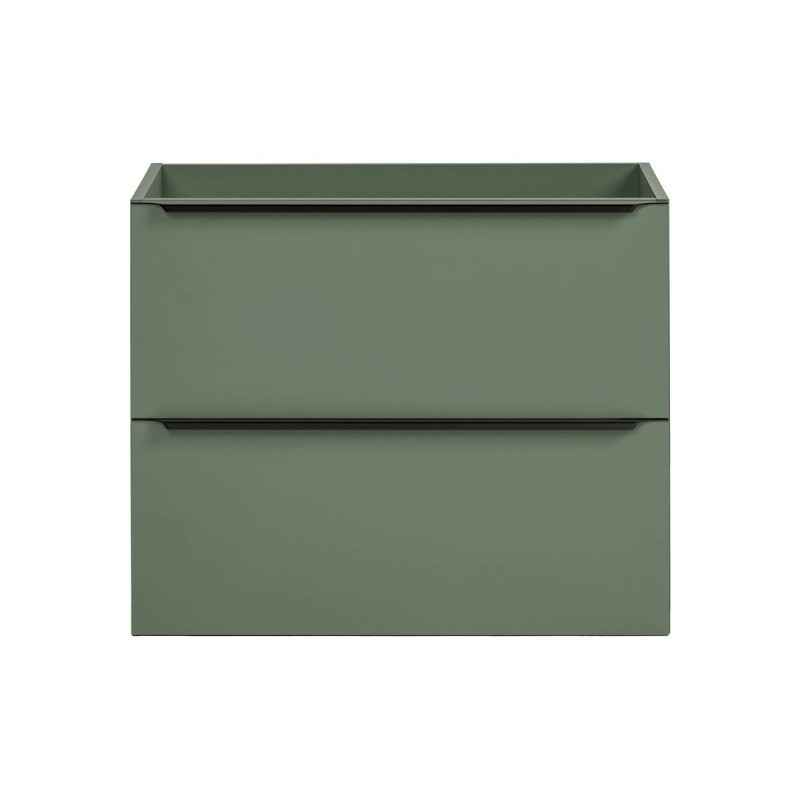 Dulap lavoar Sombra Green, PAL melaminat, verde olive, 2 sertare, L.70 cm, SOMBRA GREEN 82-70-46-2S