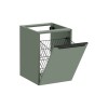 Dulap cu cos de rufe Sombra Green, PAL melaminat, verde olive, 1 usa, L.40 cm, SOMBRA GREEN 81-40-1DK
