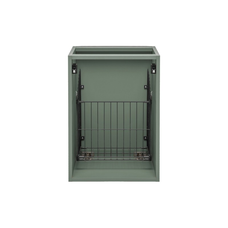 Dulap cu cos de rufe Sombra Green, PAL melaminat, verde olive, 1 usa, L.40 cm, SOMBRA GREEN 81-40-1DK