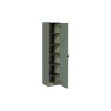 Dulap inalt cu iluminare LED Sombra Green, PAL melaminat, verde olive, 1 usa, H.172 cm, SOMBRA GREEN 80-40-1D