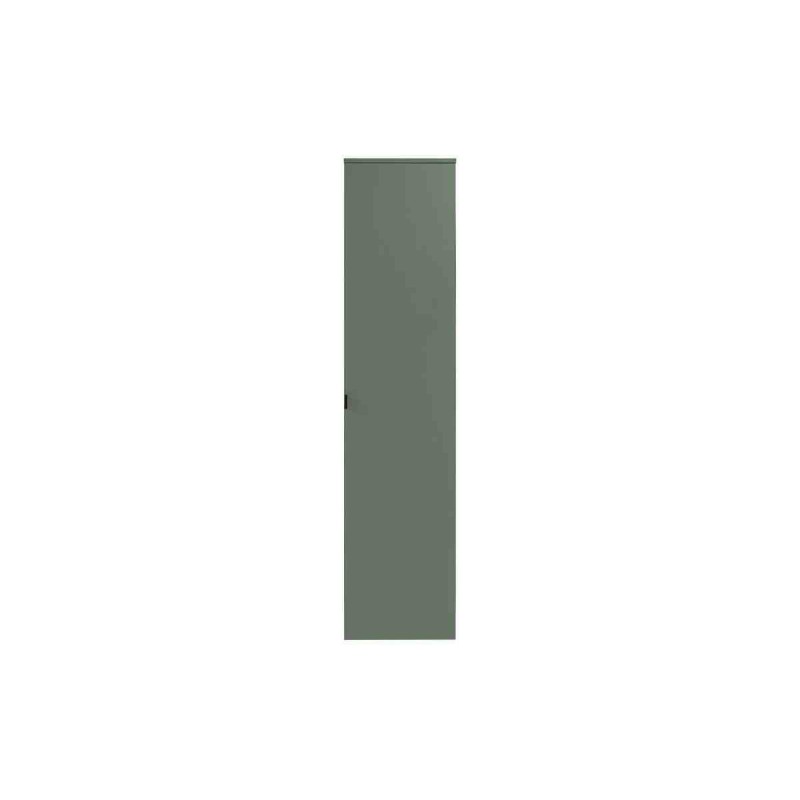 Dulap inalt cu iluminare LED Sombra Green, PAL melaminat, verde olive, 1 usa, H.172 cm, SOMBRA GREEN 80-40-1D