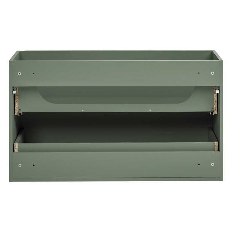 Dulap lavoar Sombra Green, PAL melaminat, verde olive, 2 sertare, L.100 cm, SOMBRA GREEN 82-100-46-2S