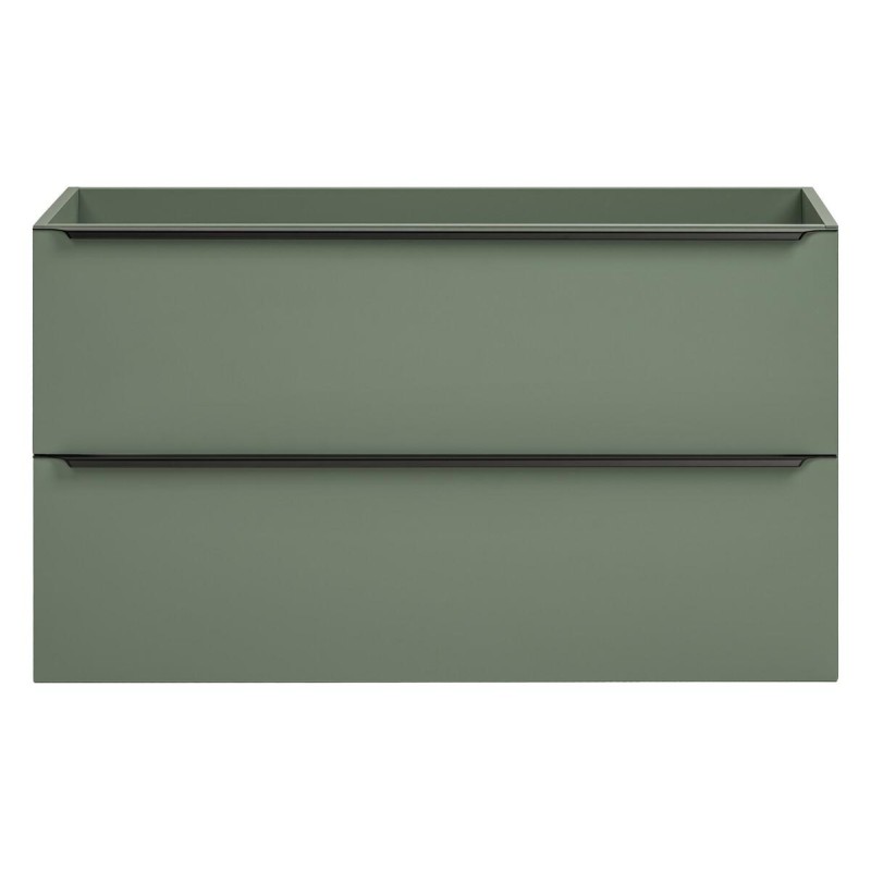 Dulap lavoar Sombra Green, PAL melaminat, verde olive, 2 sertare, L.100 cm, SOMBRA GREEN 82-100-46-2S