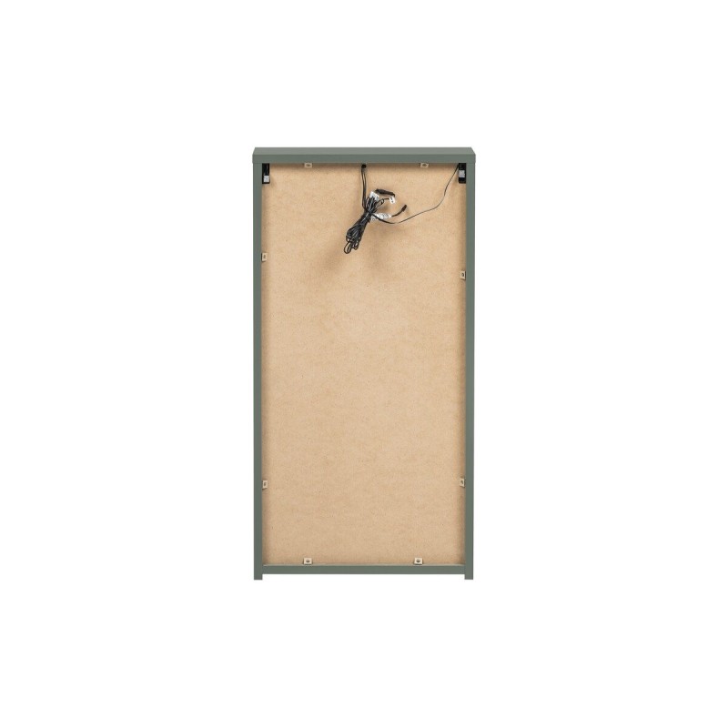 Dulap suspendat Sombra Green, iluminare LED, PAL melaminat, verde olive, 1 usa, L.40 cm, SOMBRA GREEN 83-40-1D