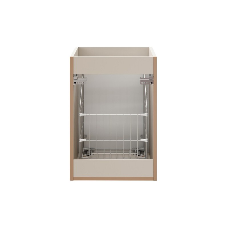 Dulap sub blat cu cos de rufe Comad Adel Cashmere, MDF, PAL melaminat, cashmere mat, L.40 cm, ADEL CASHMIRE 81-40-1DK