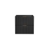 Dulap sub lavoar Comad Adel Black, MDF, Pal melaminat, 2 sertare, negru mat, L.60 cm, ADEL BLACK 82-60-B-2S