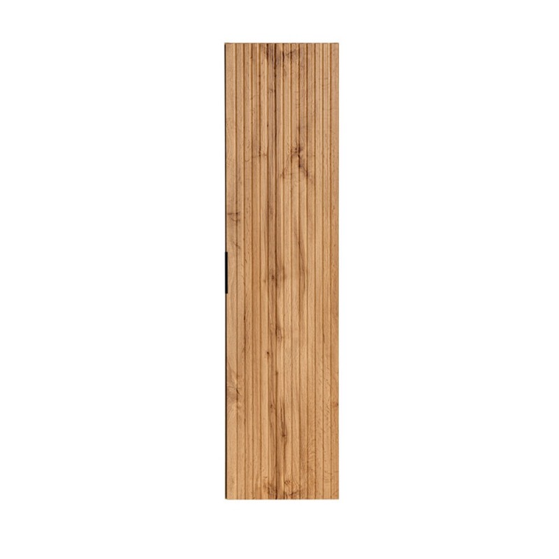 Dulap inalt Comad Adel Oak, MDF, Pal melaminat, 1 usa, stejar wotan, H.140 cm, ADEL OAK 80-01-B-1D