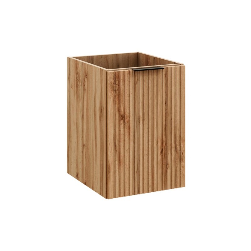 Dulap lateral cu coș de rufe Comad Adel Oak, MDF, PAL melaminat, stejar wotan, L.40 cm, ADEL OAK 81-40-1DK