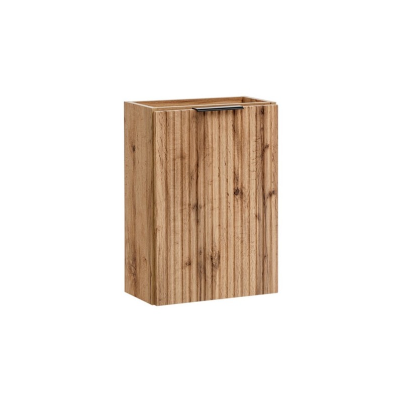 Dulap sub lavoar suspendat Comad Adel Oak, MDF, PAL melaminat, stejar wotan, H.57 cm, ADEL OAK 82-40-B-1D