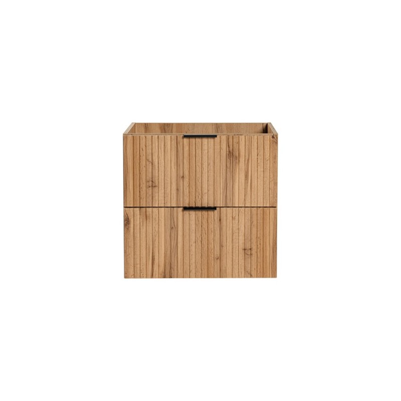 Dulap sub lavoar Comad Adel Oak, MDF, Pal melaminat, 2 sertare, stejar wotan, L.60 cm, ADEL OAK 82-60-B-2S