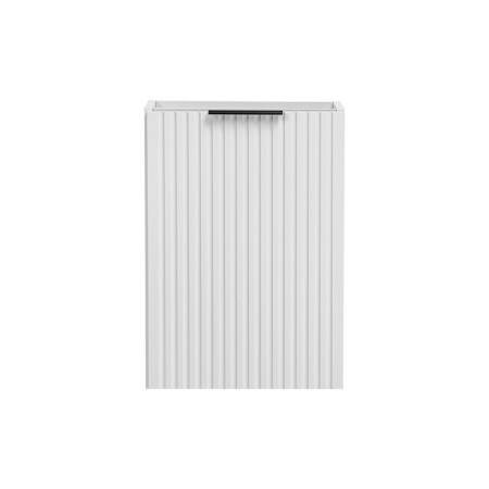 Dulap sub lavoar suspendat Comad Adel White, MDF, PAL melaminat, alb mat, H.57 cm, ADEL WHITE 82-40-B-1D