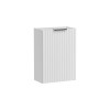 Dulap sub lavoar suspendat Comad Adel White, MDF, PAL melaminat, alb mat, H.57 cm, ADEL WHITE 82-40-B-1D