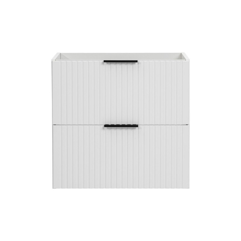 Dulap sub lavoar Comad Adel White, MDF, Pal melaminat, 2 sertare, alb mat, L.60 cm, ADEL WHITE 82-60-B-2S