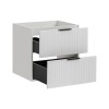 Dulap sub lavoar Comad Adel White, MDF, Pal melaminat, 2 sertare, alb mat, L.60 cm, ADEL WHITE 82-60-B-2S