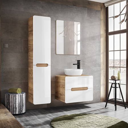 Oglinda baie Comad Aruba, sticla, H.80 cm, ARUBA 840 FSC