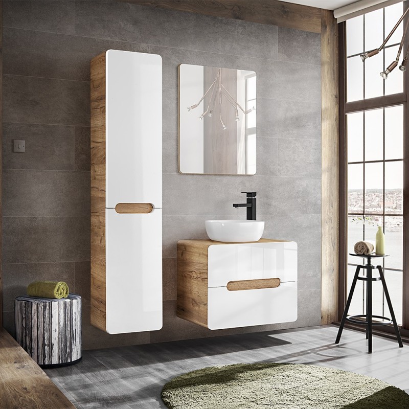 Oglinda baie Comad Aruba, sticla, H.80 cm, ARUBA 840 FSC
