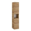 Dulap inalt Aruba Craft, MDF, PAL melaminat, stejar artizanal, 2 usi, H.170 cm, ARUBA CRAFT 800 FSC