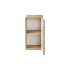 Dulapior baie Aruba Craft, MDF, PAL melaminat, stejar artizanal, 1 usa, L.35 cm, ARUBA CRAFT 810 FSC