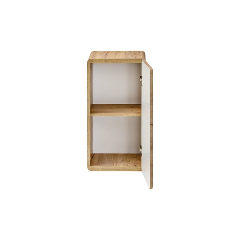 Dulapior baie Aruba Craft, MDF, PAL melaminat, stejar artizanal, 1 usa, L.35 cm, ARUBA CRAFT 810 FSC