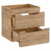 Masca lavoar Aruba Craft, MDF, PAL melaminat, stejar artizanal, 2 sertare, L.60 cm, ARUBA CRAFT 820- 60 CM FSC