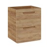 Masca lavoar Aruba Craft, MDF, PAL melaminat, stejar artizanal, 2 sertare, L.60 cm, ARUBA CRAFT 820- 60 CM FSC
