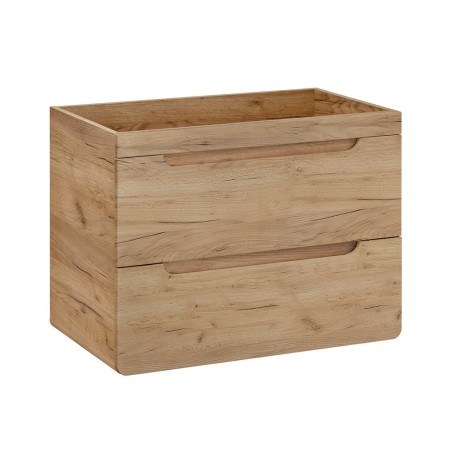 Masca lavoar Aruba Craft, MDF, PAL melaminat, stejar artizanal, 2 sertare, L.80 cm, ARUBA CRAFT 821- 80 CM FSC