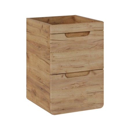Masca lavoar Aruba Craft, MDF, PAL melaminat, stejar artizanal, 2 sertare, L.40 cm, ARUBA CRAFT 823- 40CM FSC