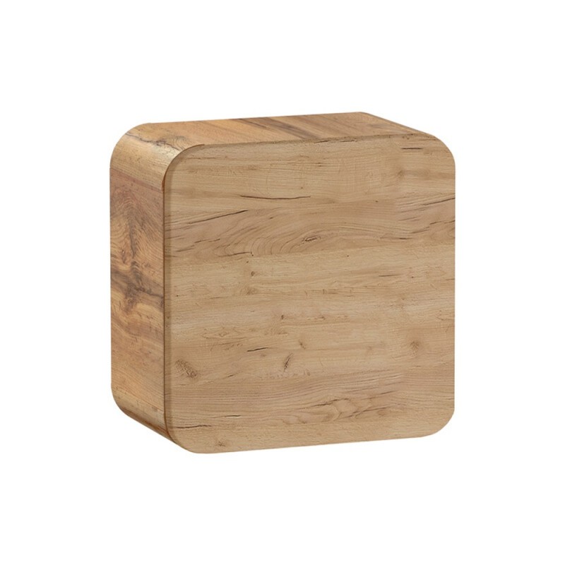 Dulapior baie Aruba Craft Qubik, MDF, PAL melaminat, stejar artizanal, 1 usa, L.35 cm, ARUBA CRAFT 831 FSC