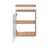 Masca lavoar Aruba White, MDF, PAL melaminat, stejar artizanal/alb lucios, 1 usa, L.40 cm, ARUBA WHITE 826 FSC