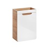 Masca lavoar Aruba White, MDF, PAL melaminat, stejar artizanal/alb lucios, 1 usa, L.40 cm, ARUBA WHITE 826 FSC