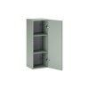 Semicoloana Aster Green, MDF, PAL melaminat, verde mat, 1 usa, H.80 cm, ASTER GREEN 80-30-1D