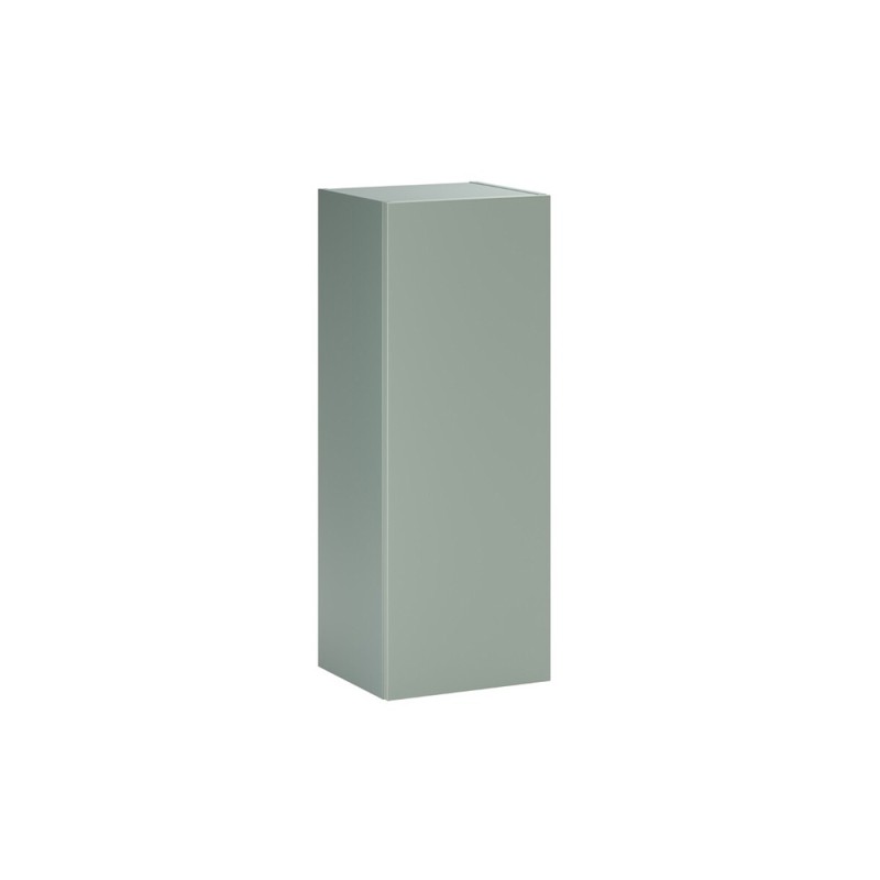 Semicoloana Aster Green, MDF, PAL melaminat, verde mat, 1 usa, H.80 cm, ASTER GREEN 80-30-1D