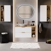 Dulap lavoar Aster White, MDF, PAL melaminat, alb mat, 2 sertare, L.80 cm, ASTER WHITE 82-80-46-2S