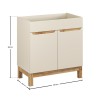 Dulap lavoar Bali Cashmere, MDF, PAL melaminat, cashmir mat/stejar wotan, 2 usi, L.80 cm, BALI CASHMERE 82-80-46-2D