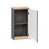 Dulap suspendat Bali Grafit, MDF, PAL melaminat, gri, 1 usa, L.35 cm, BALI GRAFIT 830 FSC
