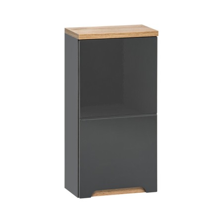 Dulap suspendat Bali Grafit, MDF, PAL melaminat, gri, 1 usa, L.35 cm, BALI GRAFIT 830 FSC