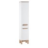 Dulap inalt Bali White, MDF, PAL melaminat, alb, 2 usi, 1 sertar, H.187 cm, BALI WHITE 800 FSC