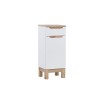 Dulap lateral Bali White, MDF, PAL melaminat, alb, 1 usa, 1 sertar, L.35 cm, BALI WHITE 810 FSC
