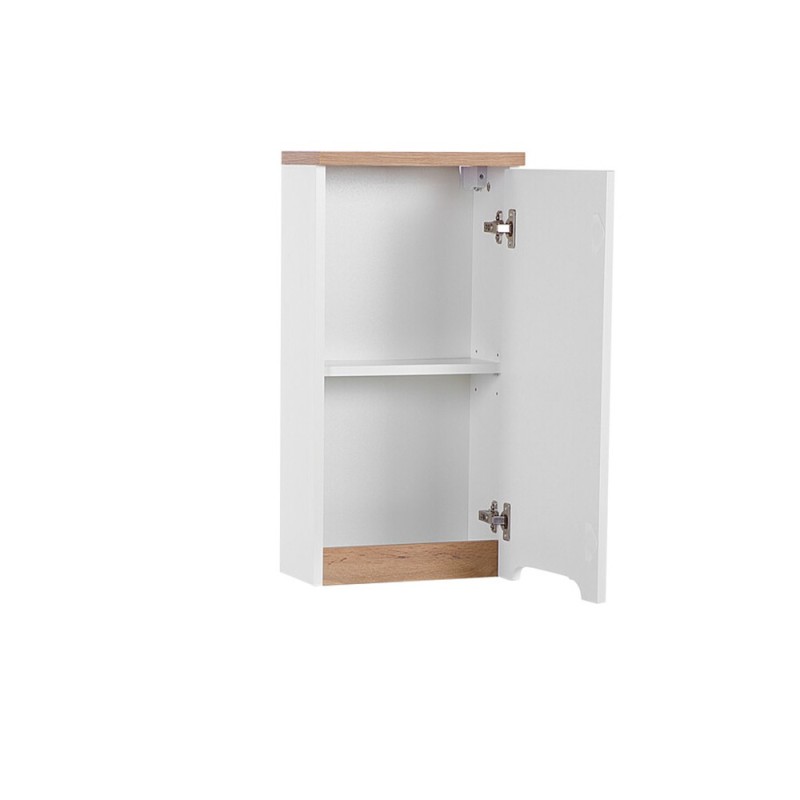 Dulap suspendat Bali White, MDF, PAL melaminat, alb, 1 usa, L.35 cm, BALI WHITE 830 FSC