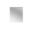 Dulap cu oglinda Bali White, MDF, PAL melaminat, alb, 2 usi, L.60 cm, BALI WHITE 840 FSC