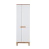 Dulap inalt Bali White, MDF, PAL melaminat, alb, 3 usi, H.187 cm, BALI WHITE 900 FSC