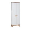Dulap inalt Bali White, MDF, PAL melaminat, alb, 3 usi, H.187 cm, BALI WHITE 900 FSC